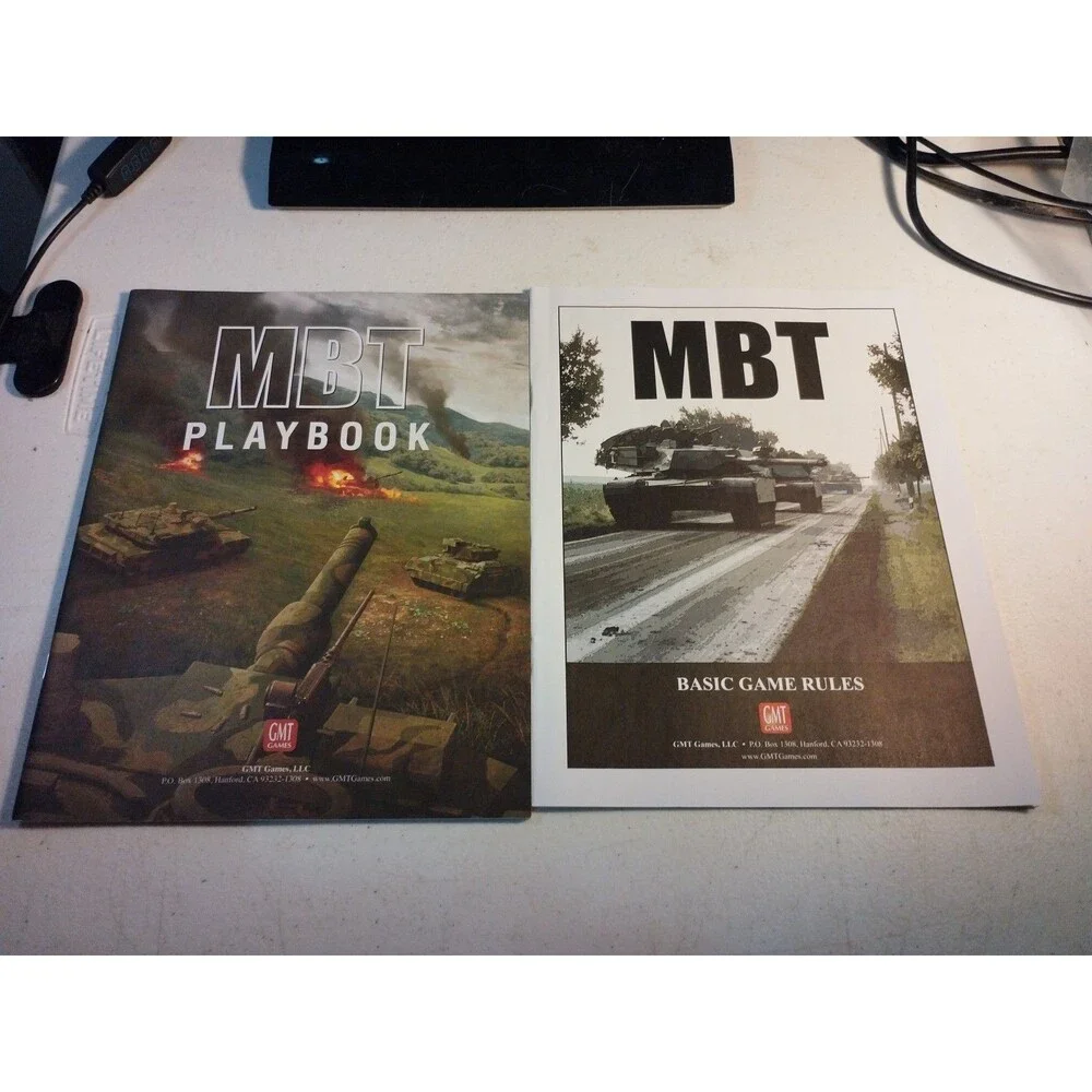 GMT Games: MBT 1st Edition Board Game 2016 - Incomplete - Read Description